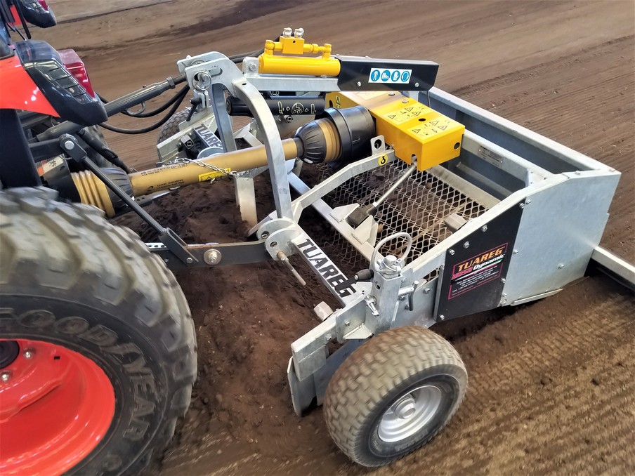 Horse ARENA STONE REMOVAL Footing Stone Removal