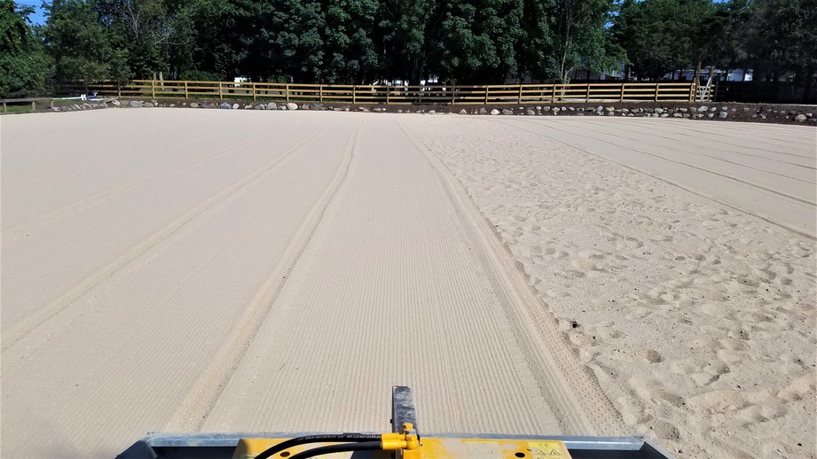 Horse Arena Stones Removal